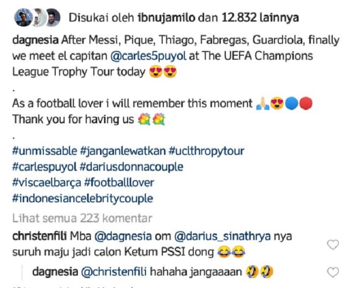 Komentar Netter Soal Darius Ketua PSSI