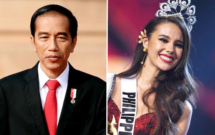 Presiden Jokowi Grogi Ketemu Miss Universe Catriona Gray