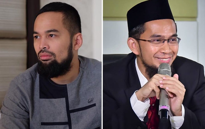 Foto Teuku Wisnu Bersila di Lantai Saat Menyimak Nasihat Ustaz Adi Hidayat Jadi Viral