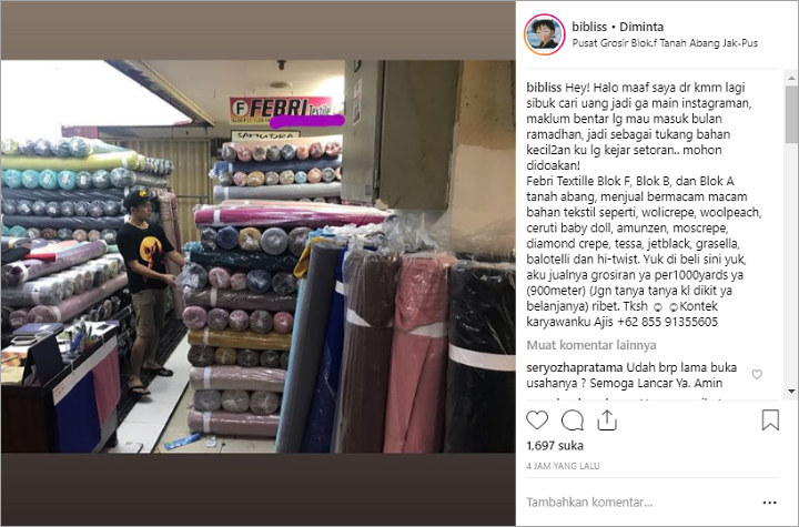 Bibi Jualan Kain