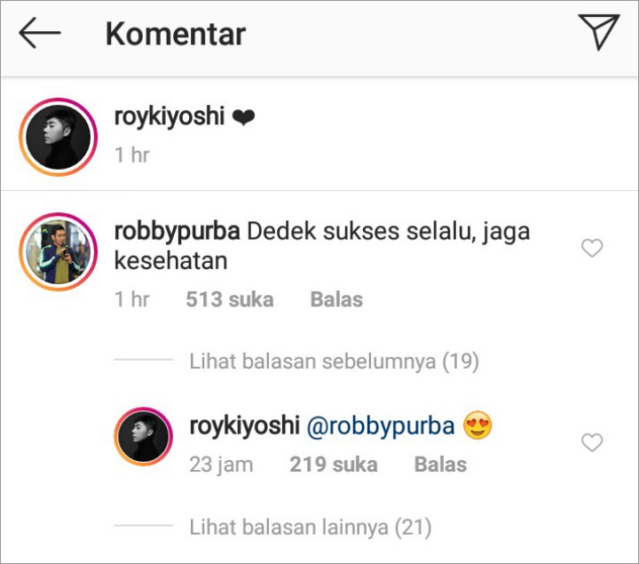 Robby Purba dan Roy Kiyoshi Saling Tunjukan \'Keromantisan\' Usai Sempat Berseteru