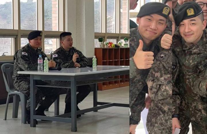 Taeyang dan Daesung Ceria di Militer