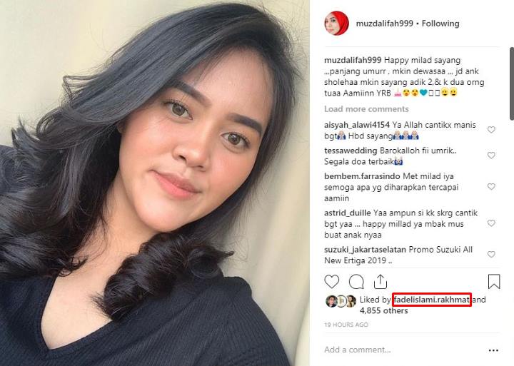 Fadel Memberi Like