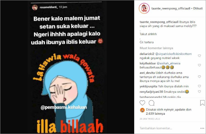 Dewi Persik vs Meldi