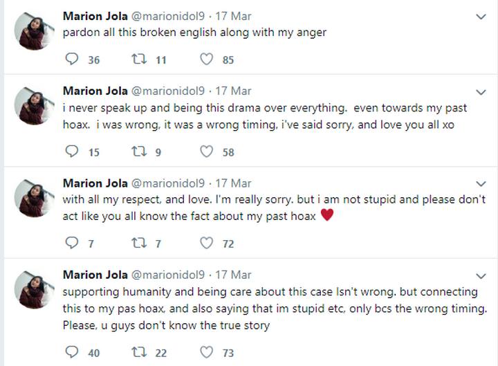 Marion Jola Minta Maaf dukung Seungri
