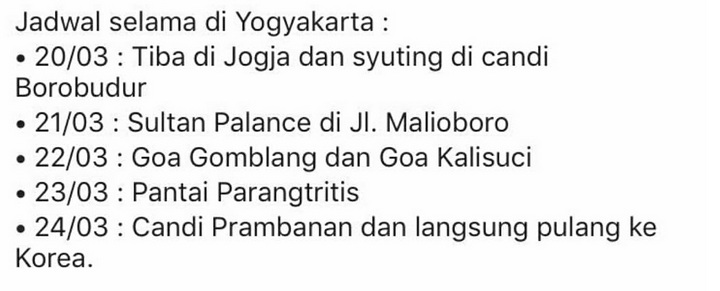 Berangkat ke Indonesia, Rumor Jadwal Syuting SuJu dan TVXQ di Yogyakarta Beredar