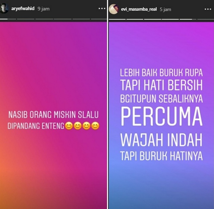 Evi Masamba dan Suami Galau