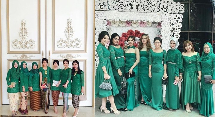 Warna Hijau juga Cocok untuk Bridesmaid