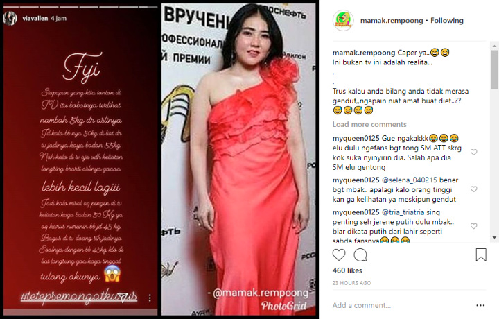 Via Vallen Panen Bullyan Usai Posting Penjelasan Berat Badan, Sindir Haters Lewat Tulisan Ini