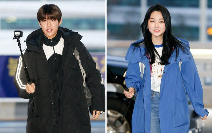 Sikap Manis Park Woojin pada Mina Gu9udan Saat Berangkat Syuting 'Laws of the Jungle' Bikin Baper