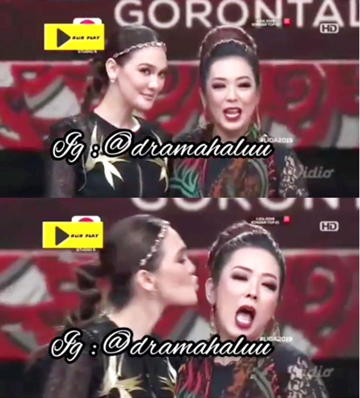 Luna Maya cium Soimah