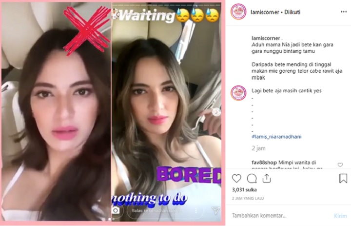 InstaStory Nia Ramadhani