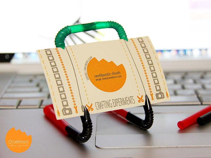 Sedotan Sebagai Card Holder