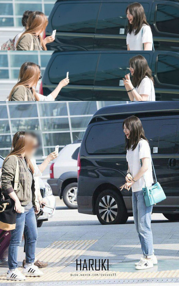 Suzy Pernah Mendadak Difoto Ibu-Ibu dan Beri Reaksi Seperti Ini
