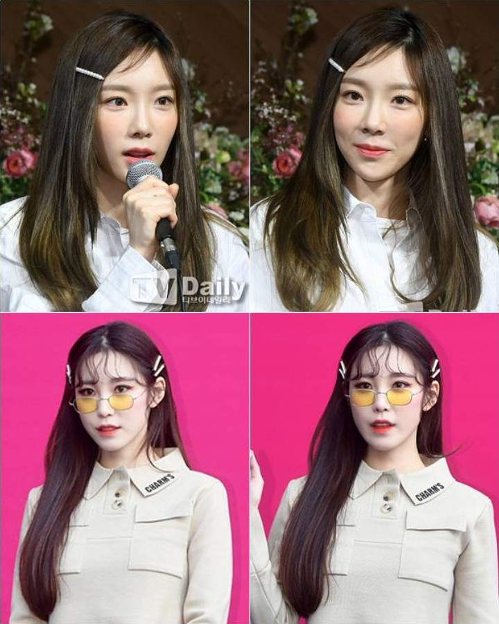 Tae Yeon dan Hyoseung Dibandingkan Usai Pakai Aksesoris Sama