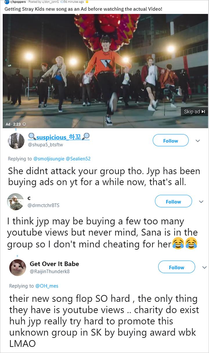 JYP Dituding Beli View YouTube untuk Grup-Grupnya Lewat Iklan