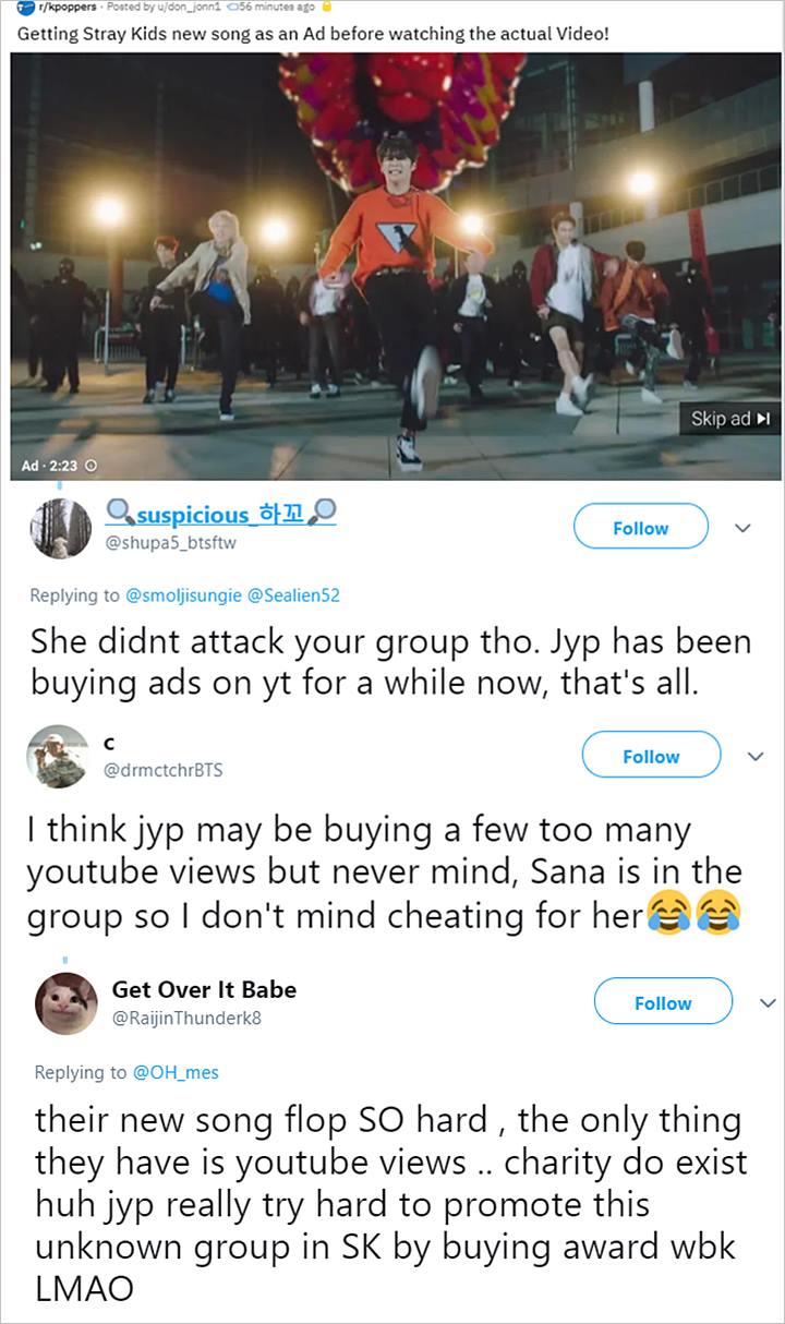 JYP Dituding Beli View YouTube untuk Grup-Grupnya Lewat Iklan