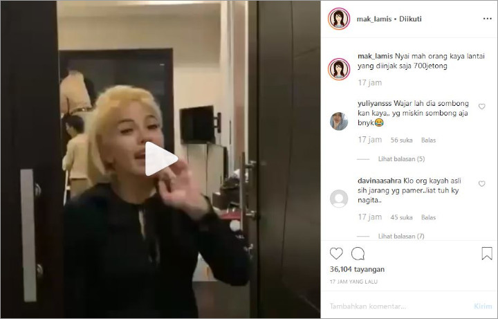 Nikita Mirzani Sombong Soal Rumah, Tuai Kritikan Pamer Marmer Seharga Rp 700 Juta