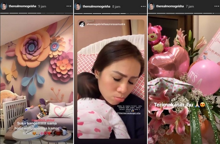 Momo Geisha Bahagia Terima Kejutan Manis, Baby Briell 