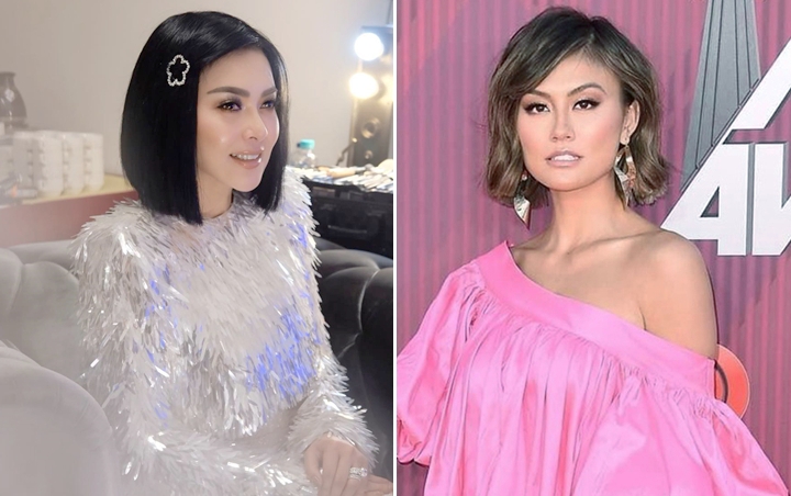 Syahrini Bergaun 'Gorden' Pamer Perut Buncit, Muka Keriput Kalah Cantik
