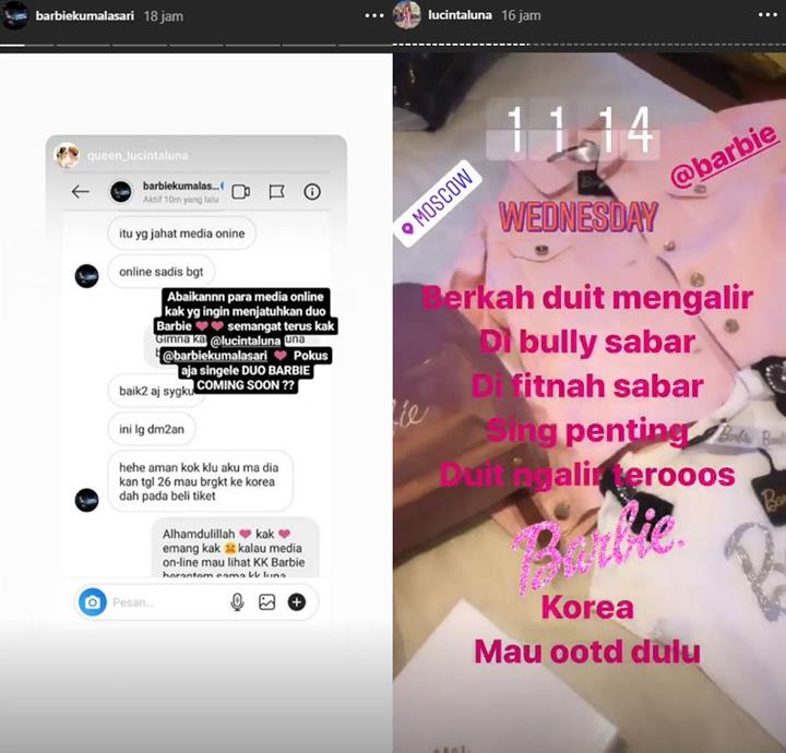 Lucinta Luna Barbie Kumalasari