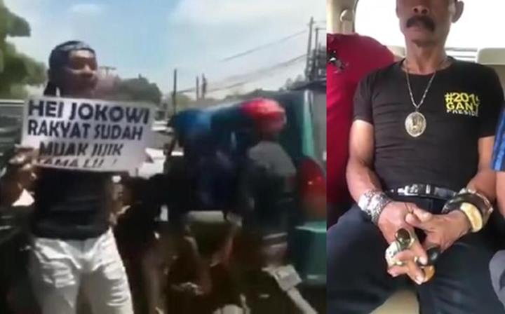 pria di Bogor hina Jokowi