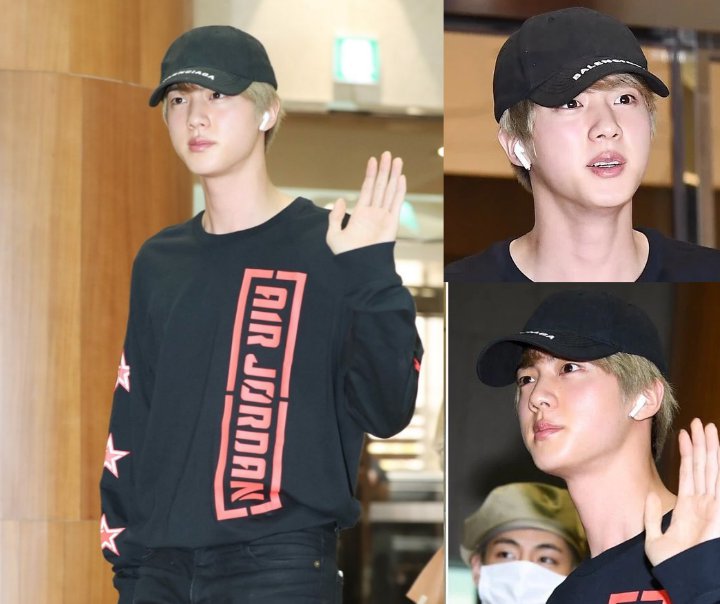 Jin BTS Tak Pakai Masker