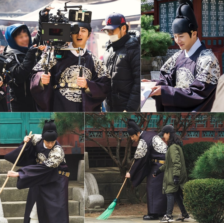 Jung Il Woo di lokasi syuting Haechi