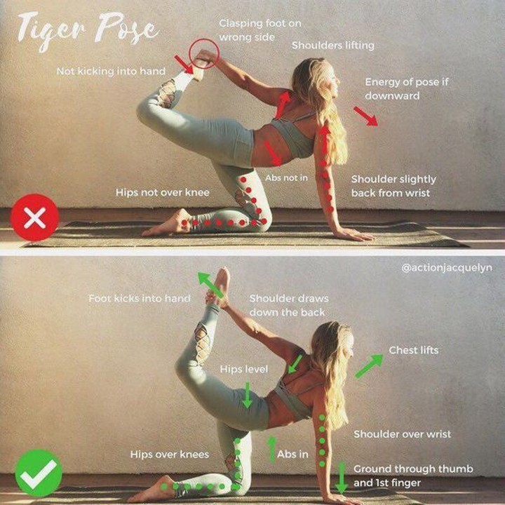 Tiger Pose yang Bantu Redakan Kram Perut