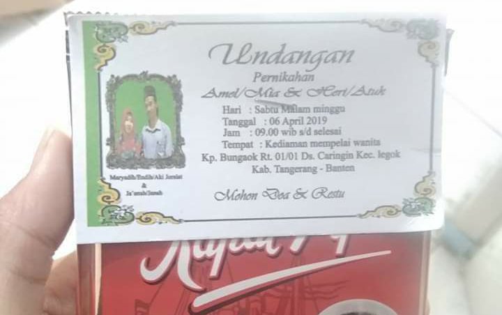 Murah Meriah Begini Wujud Undangan Pernikahan Seharga Rp 2 000