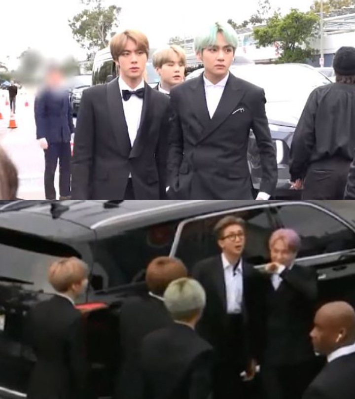 Jimin BTS Tertawa Lihat V dan Jin