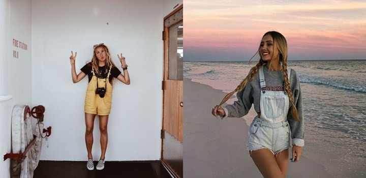Kenakan Demin Frayed Overall alias Baju Monyet