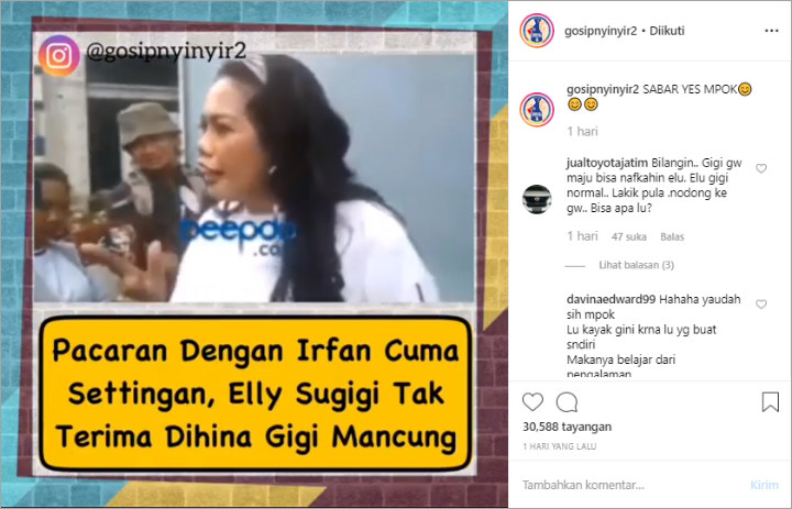 Ely Sugigi Nangis di Depan Media Saat Bahas Irfan Sbaztian, Netter Ramai Beri Teguran