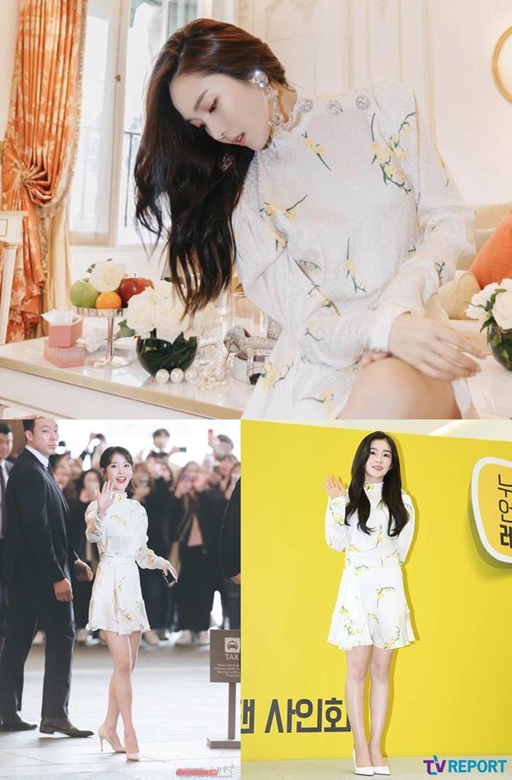 Jessica, IU dan Irene Pakai Dress Kembaran, Netter Pilih Siapa yang Paling Cantik dan Elegan