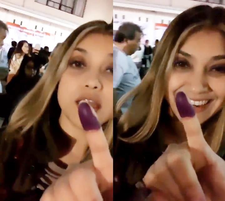 Setelah Antre 2 Jam, Sarah Azhari Akhirnya Nyoblos di Amerika Serikat