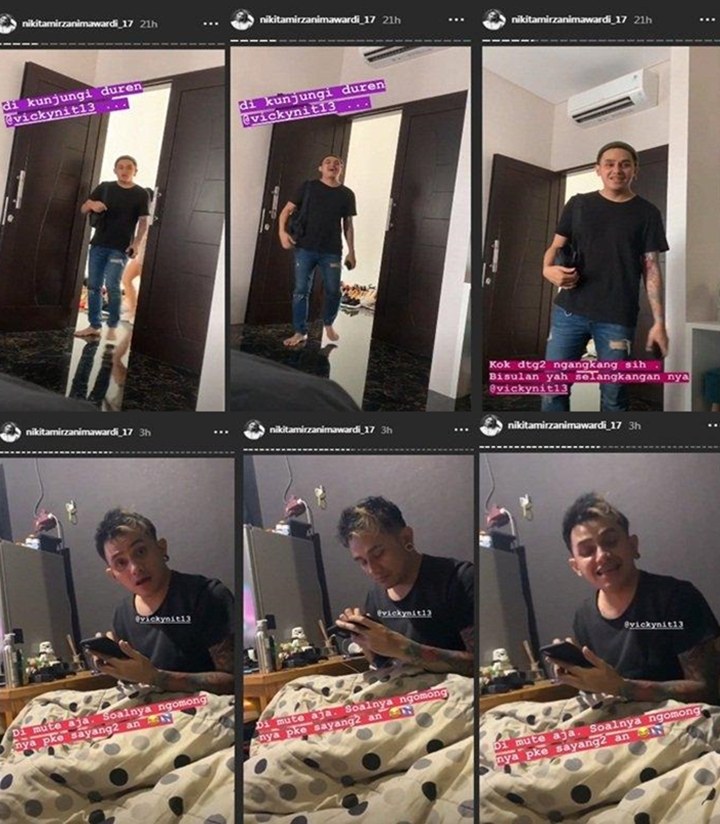 Nikita Mirzani dan Vicky Nitinegoro
