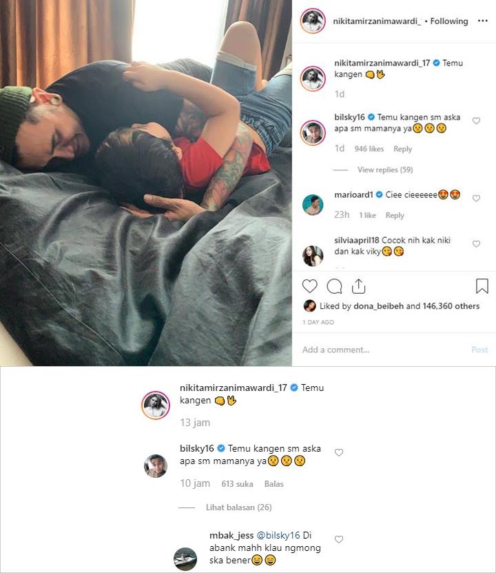 Vicky Nitinegoro Tiduran di Rumah Nikita Mirzani