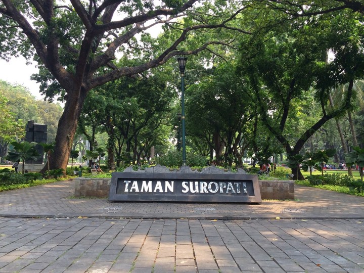 Menghirup Udara Segar di Taman Suropati