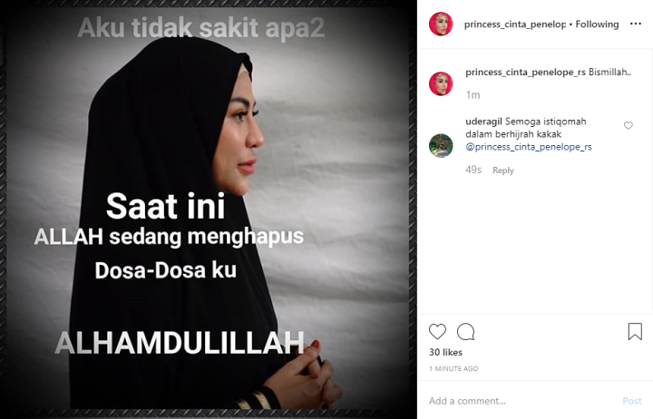 Cinta Penelope Derita Kanker Stadium 3