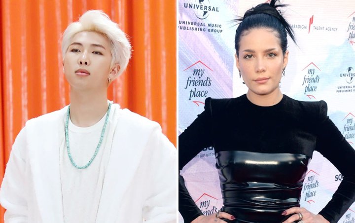 RM BTS dan Halsey Kode-Kode Saling Suka? 