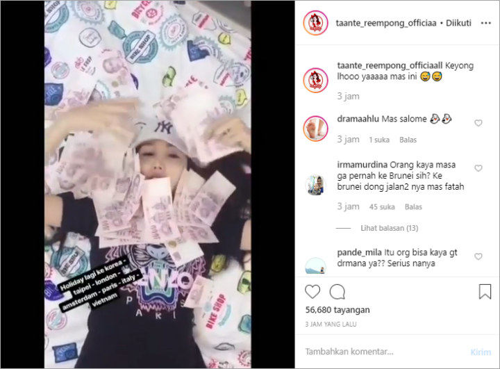 Lucinta Luna Pamer Banyak Uang