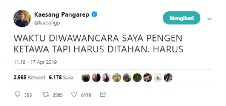 Cuitan Kaesang