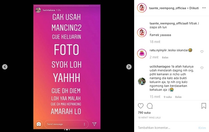 Lucinta Luna Ancam Sebar Bukti