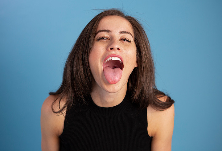 Girl petite prison throat