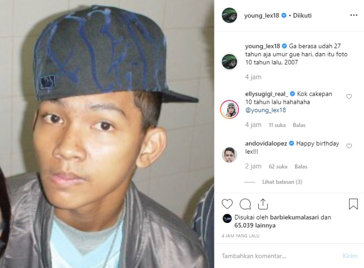 Young Lex Ultah ke 27 Tahun