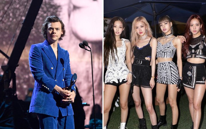 Harry Styles Kedapatan Tonton Konser Black Pink Usai Follow Instagram Jennie