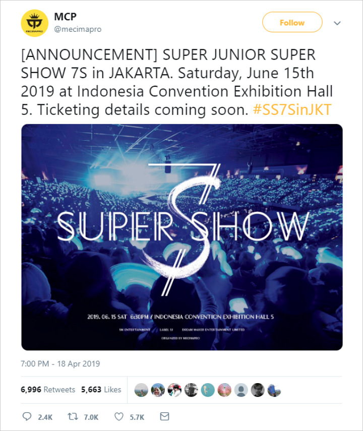 Super Junior Siap Konser di Indonesia, Fans Keluhkan Ini Usai Promotor Umumkan Tanggal dan Lokasi