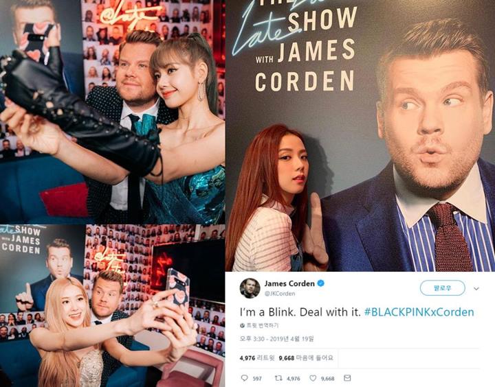 Black Pink Dapat Tepuk Tangan Meriah Usai Tampilkan \'KIll This Love\' di \'James Corden Show\'