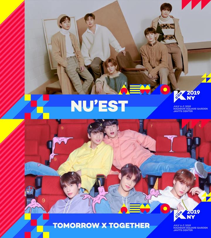 KCON 2019 Umukan NU\'EST Dan TXT Jadi Artis Pertama Yang Akan Tampil Di Panggung New York