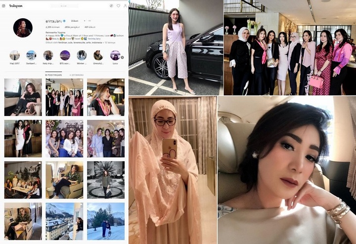 Akun Instagram Erin Taulany